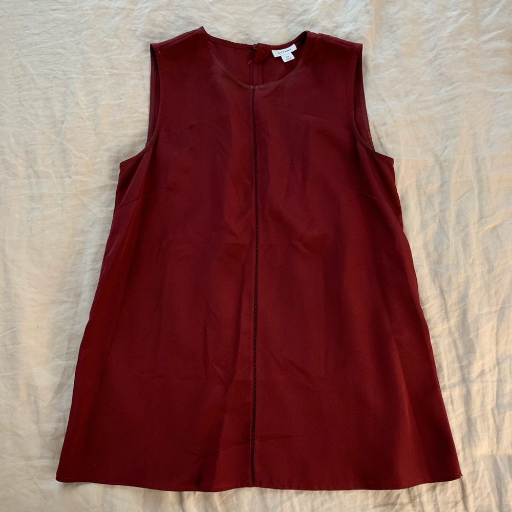 Cuyana Silk Shell Top